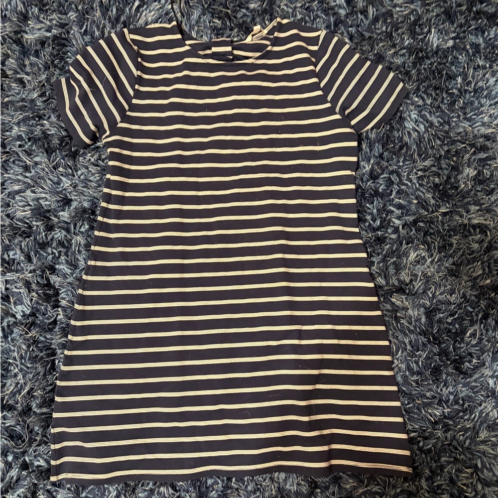 Striped Navy and White Dress All for Color Large